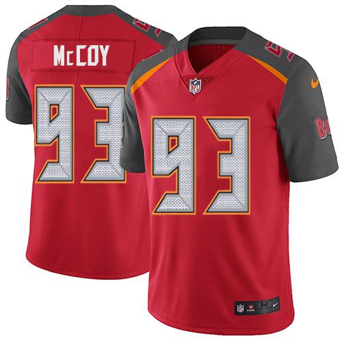 Nike Buccaneers #93 Gerald McCoy Red Team Color Men's Stitched NFL Vapor Untouchable Limited Jersey